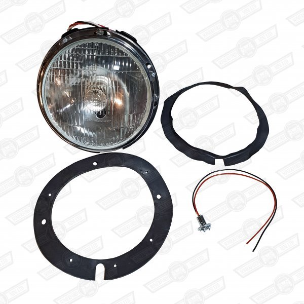 HEADLAMP ASSY.-PREFOCUS-3 ADJUSTERS WITH SIDELIGHT-RHD