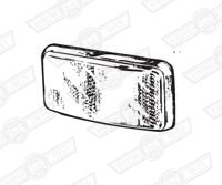 REFLEX UNIT-REAR SIDE MARKER-RED-CANADA-'70-'80