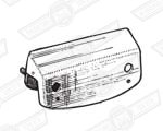 MOUNTING PLINTH-REAR NO. PLATE LAMP-MK1&2 (NOT UK)