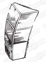 LENS-ONE PIECE INC REVERSE-ALTISSIMO REAR LAMP RH