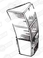 LENS-ONE PIECE INC REVERSE-ALTISSIMO REAR LAMP-LH