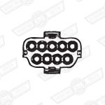 PLUG MOULDING-CONNECTOR-9 SOCKET