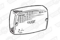 LENS-REAR FITS XFE10006 & XFE10007 WIPAC FOGLAMPS