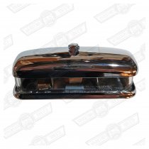 NUMBER PLATE LIGHT-CHROMED METAL/GLASS
