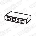 PLUG MOULDING-SUITS LUCAR CONNECTOR-4 WAY