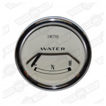 SMITHS WATER TEMP GAUGE-MAGNOLIA FACE ROUND BEZEL