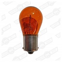 BULB-SINGLE FILAMENT, AMBER-(INDICATOR ETC) 12V-21W