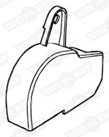 FINGER GUARD-DRIVE BELT-ALTERNATOR-'97 ON