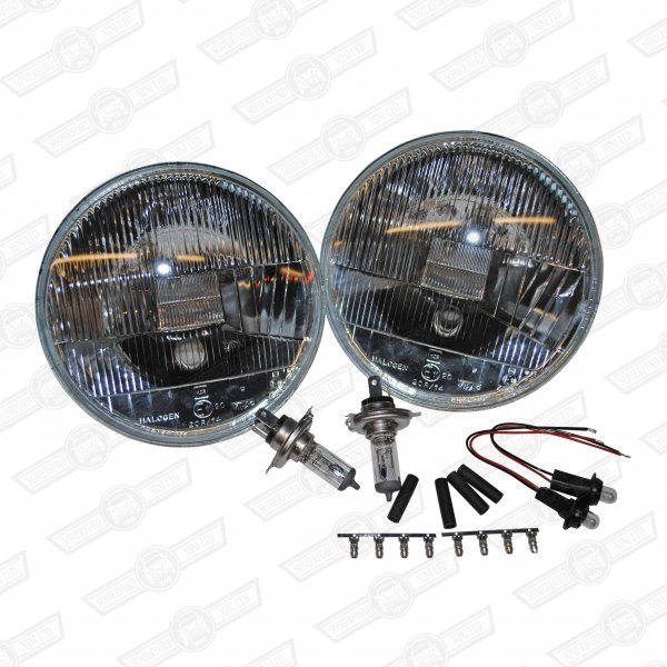 QUADOPTIC HALOGEN HEADLAMP SET+ SIDELIGHTS-LHD