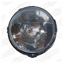 HEADLAMP ASSY.O.E. QUADOPTIC inc. SIDE LIGHT-SELF LEVELLING-RHD