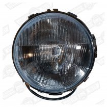 HEADLAMP ASSEMBLY.O.E. QUADOPTIC WITH SIDELIGHT & LEVELLING-LHD