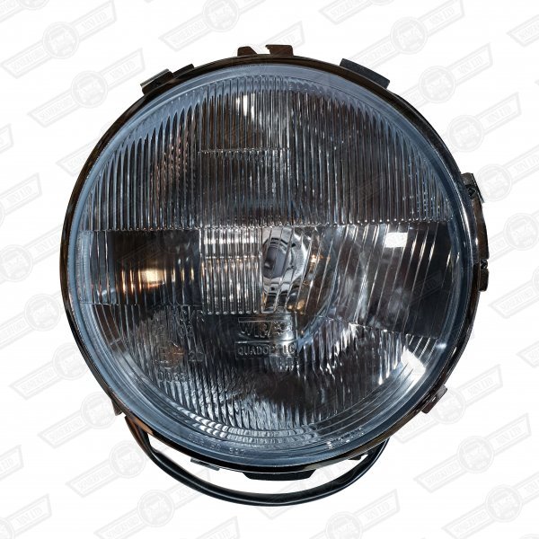 HEADLAMP ASSEMBLY.O.E. QUADOPTIC WITH SIDELIGHT & LEVELLING-LHD