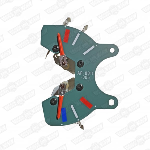 GAUGE-FUEL & TEMP-GREEN FACE-COOPER & RSP-'90-'92