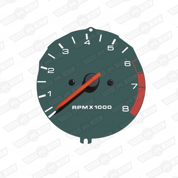 REV COUNTER-GREEN FACE-COOPER & RSP '90-'96 & ITAL.JOB