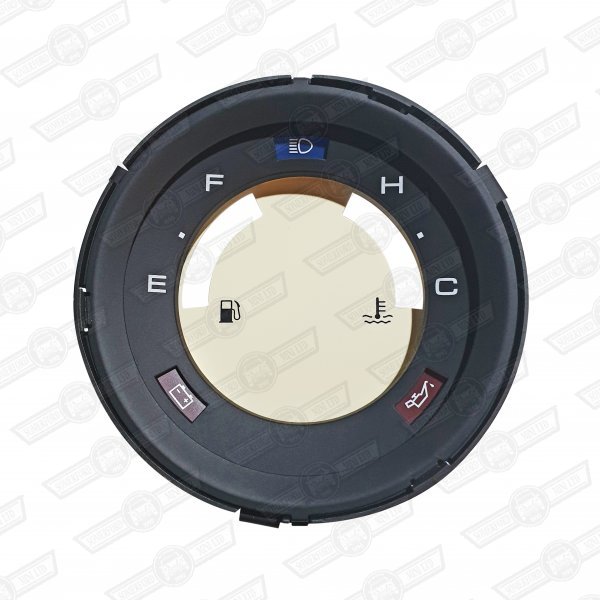 MASK-IVORY FUEL & TEMP GAUGE-STD. & COOPER-'97 ON