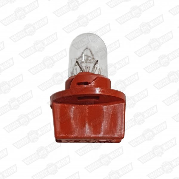BULB & HOLDER-CLEAR-TWIN & TRIPLE INSTRUMENTS-'89 ON