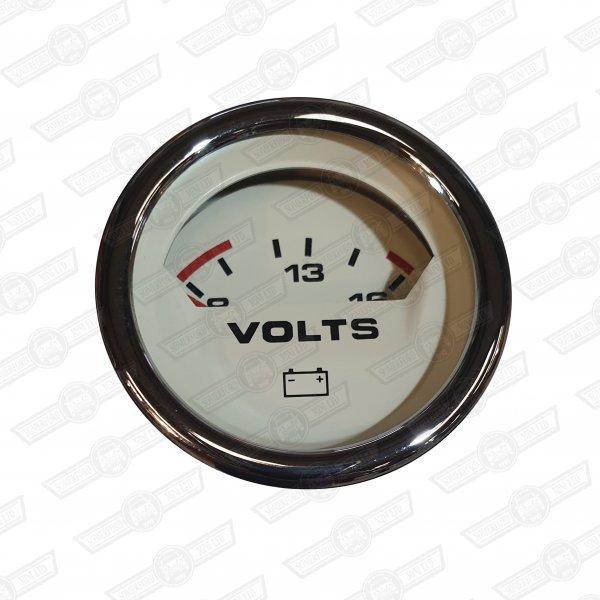 GAUGE-VOLTS-IVORY FACE-(VDO MADE)-'99 ON
