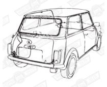 HARNESS-BODY-MPI NO HIGH BRAKE LIGHT'97-'99