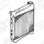 RADIATOR-3 ROW-'75-'80-CANADA