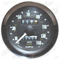 SMITHS SPEEDO 80mm, 140 MPH BLACK FACE