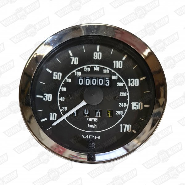 SMITHS SPEEDO 100mm 170MPH BLACK FACE