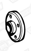 HUB-ACCEPTS PULLEY-CAST IRON WATER PUMPS