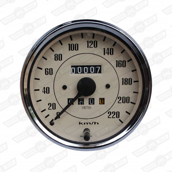 SMITHS SPEEDO-100mm MAGNOLIA FACE 220 KPH