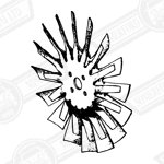 FAN-16 BLADES-METAL-'59-'67