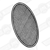 GRILLE-FAN APERTURE IN INNER WING WHEN ELEC. FAN NOT FITTED