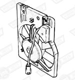 FAN ASSEMBLY-CARB. COOPER-'90-'91