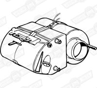 HEATER ASSY. FRESH AIR-4KW-CANADA & SWEDEN '72-'77
