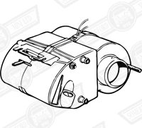 HEATER ASSY. FRESH AIR-4KW-CANADA & SWEDEN '72-'77