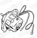 MOTOR-FAN-RECIRCULATORY HEATER-'59-'60 POS. EARTH