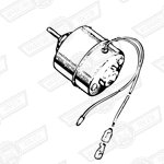 MOTOR-FAN-RECIRCULATORY HEATER-'60-'70 POS. EARTH
