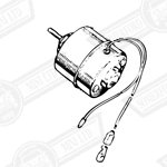 MOTOR-FAN-RECIRCULATORY HEATER-'60-'70 POS. EARTH