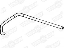 HOSE-HEATER OUTLET (UPPER) TO BOTTOM HOSE '88-'91
