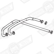 HEATER HOSE KIT-CARB. COOPER LHD 1990-'91