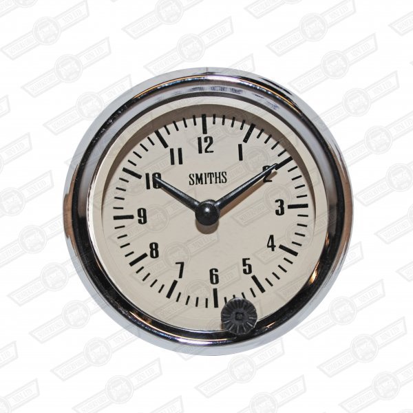 SMITHS CLOCK-MAGNOLIA FACE,VEE BEZEL