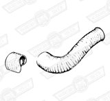 HOSE-PLASTIC-AIR INTAKE TO HEATER-67-69, VAN & PICKUP TO '82