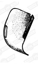 COVER-DEMISTER HOSE-LH (IF STEERING LOCK FITTED) LHD-'63-'69