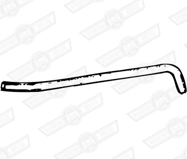 PIPE-HEATER OUTLET HOSE TO BOTTOM HOSE-LHD COOPER-NO PCV