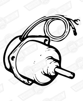 MOTOR-FAN-PLASTIC HEATER UNIT '68-'69