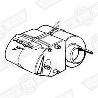 HEATER ASSY.FRESH AIR 2.8KW-PLASTIC CASE-'69-'74