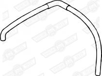 HOSE-HEATER OUTLET (UPPER) TO BOTTOM HOSE 1275 STD. '92-'94