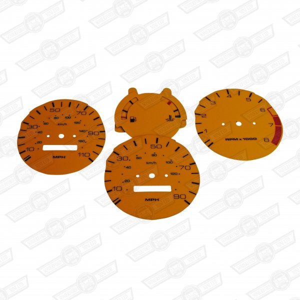 DIAL KIT- YELLOW 3 CLOCK NIPPON SEIKI INSTUMENTS '88 ON