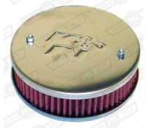 AIR FILTER-K&N ROUND- HS2 1 1/4'' SU CENTRAL MOUNTING HOLE