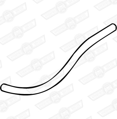 HOSE-HEATER OUTLET (UPPER) TO BOTTOM HOSE-'84-'88