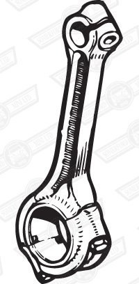 ROD-CONNECTING NOs. 2 & 4- 850 & 997cc