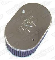 K&N OVAL FILTER 185W x 122H x 83D WEBER 40/45 DCOE