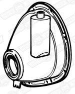 COVER-SIMPLEX TIMING GEAR WITH BREATHER-1275cc-'74-'80